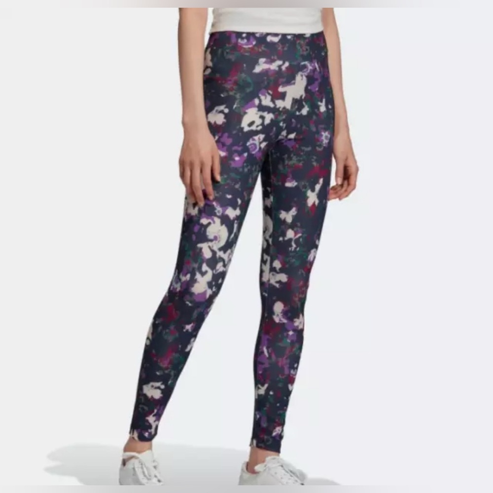 Adidas Printed AOP Tights Size Medium- NWT